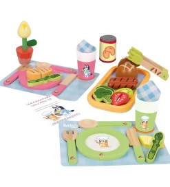 Rolleleg|Legemad*Bluey Legemad - Træ - 32 Dele - Dine With
