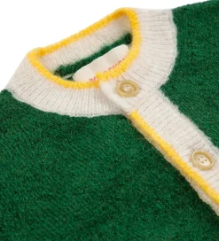 Striktrøjer*Bobo Choses Cardigan - Strik - Kaleidoscope Jacquard - Grøn