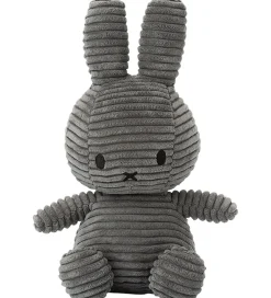 Bamser*Bon Ton Toys Bamse - 23 cm - Miffy ECO Corduroy - Grey