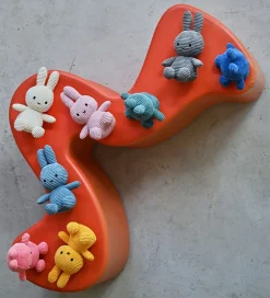 Bamser*Bon Ton Toys Bamse - 23 cm - Miffy ECO Corduroy - Grey