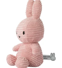 Bamser*Bon Ton Toys Bamse - 23 cm - Miffy ECO Corduroy - Pink