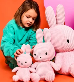 Bamser*Bon Ton Toys Bamse - 23 cm - Miffy ECO Corduroy - Pink