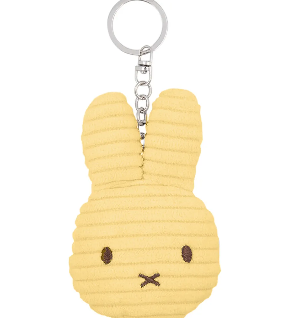 Nøgleringe*Bon Ton Toys Nøglering - 10 cm - Miffy Flat Keychain Corduroy -