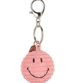 Nøgleringe*Bon Ton Toys Nøglering - 4,5 cm - Smiley Keychain ECO Corduroy -