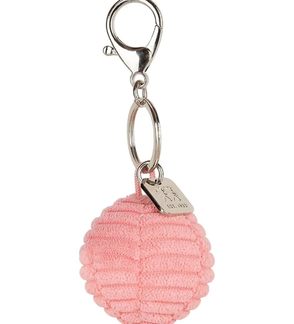 Nøgleringe*Bon Ton Toys Nøglering - 4,5 cm - Smiley Keychain ECO Corduroy -