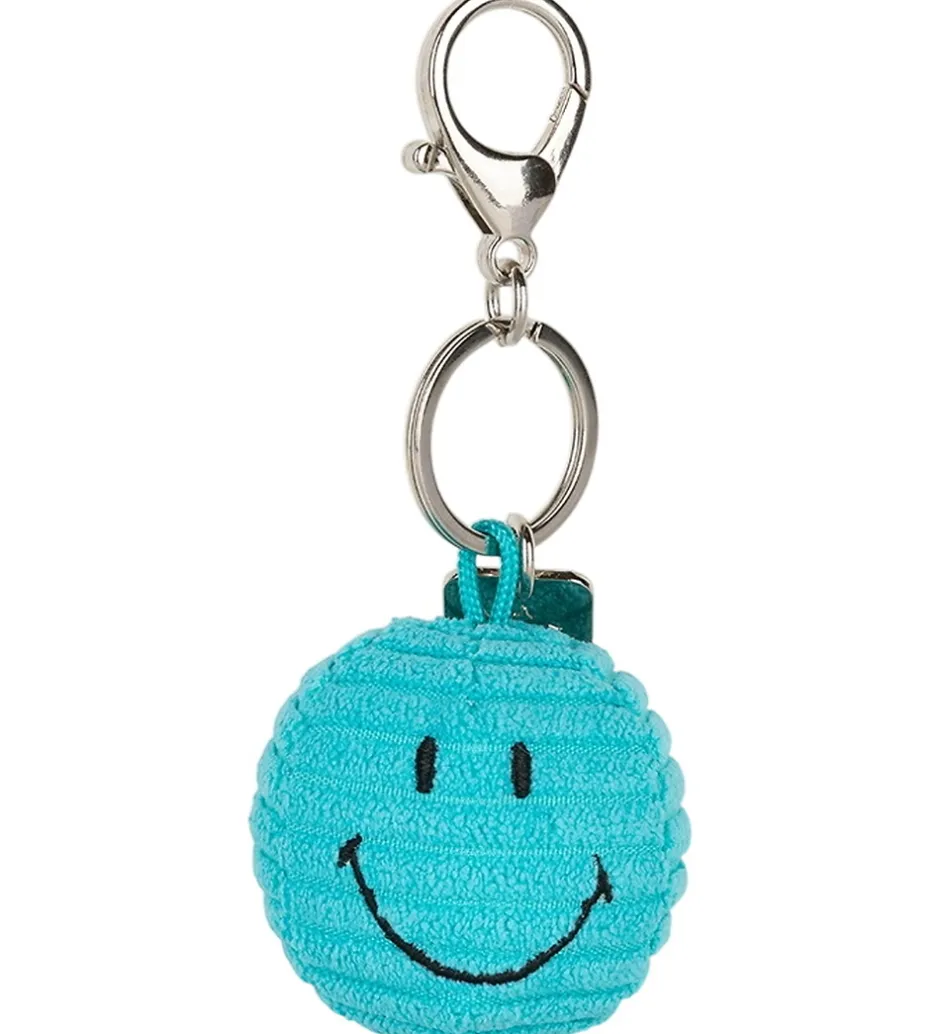 Nøgleringe*Bon Ton Toys Nøglering - 4,5 cm - Smiley Keychain ECO Corduroy -