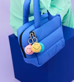 Nøgleringe*Bon Ton Toys Nøglering - 4,5 cm - Smiley Keychain ECO Corduroy -