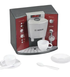 Legekøkken Og Legemøbel*Bosch Mini Espresso Kaffemaskine - Legetøj - Rød/Grå