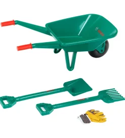 Legeværktøj*Bosch Mini Trillebør m. Tilbehør - Legetøj - Grøn