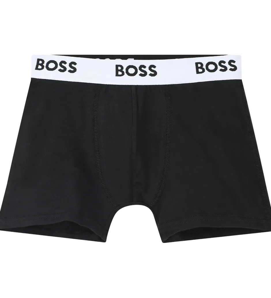 Børn BOSS Boxershorts - 3-pak - Sort