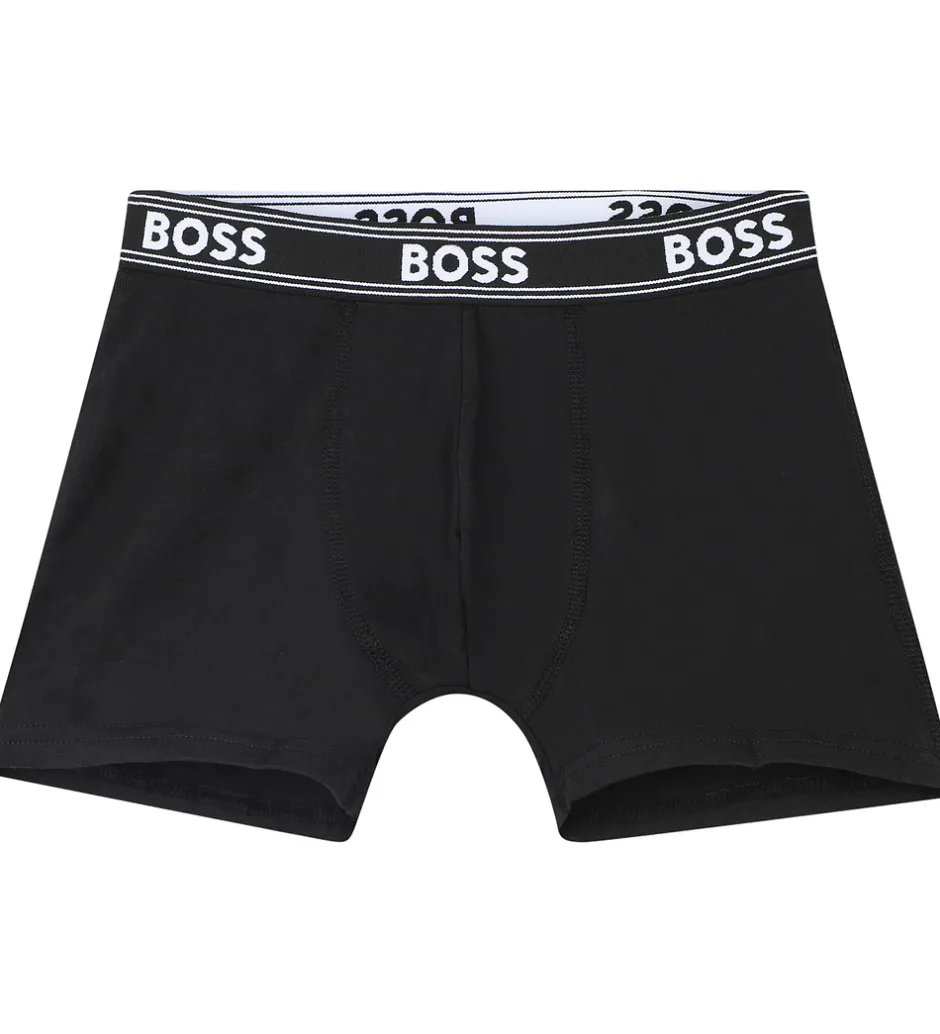 Børn BOSS Boxershorts - 5-pak - Sort/Gråmeleret