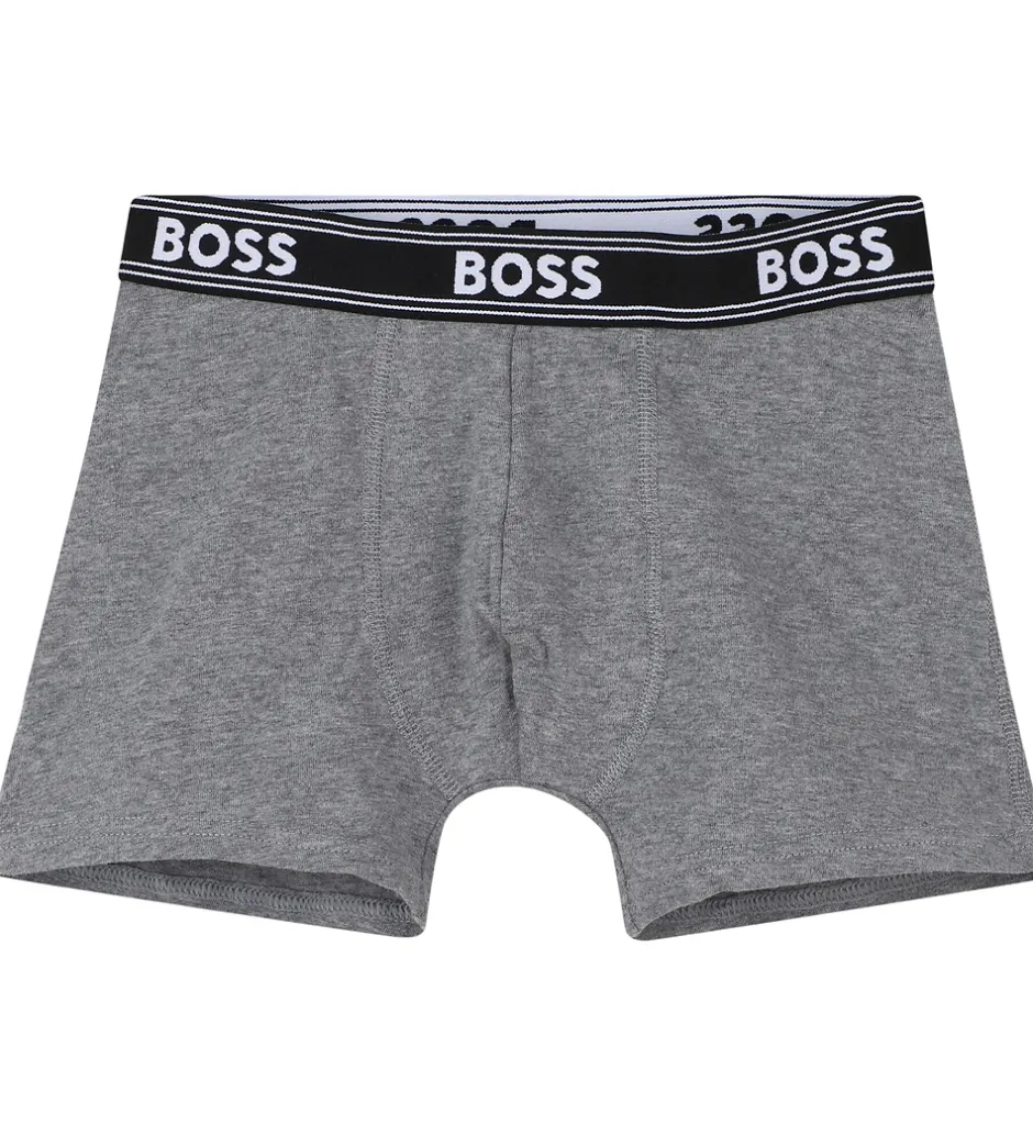 Børn BOSS Boxershorts - 5-pak - Sort/Gråmeleret