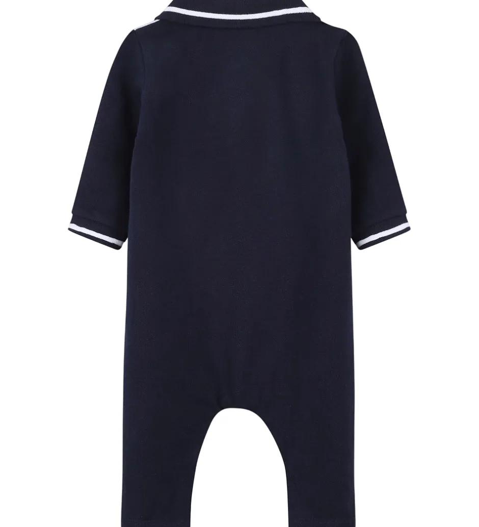 Børn BOSS Heldragt - Navy/Hvid
