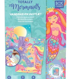Maling*BOX CANDIY Kreasæt - Vandfarvekunstsæt - Totally Mermaids