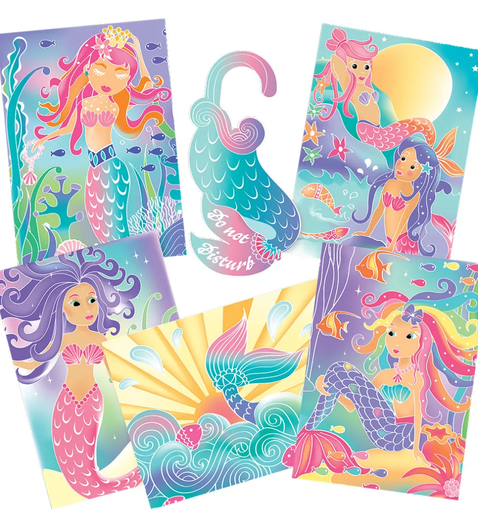 Maling*BOX CANDIY Kreasæt - Vandfarvekunstsæt - Totally Mermaids