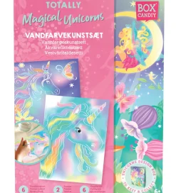 BOX CANDIY Kreasæt - Vandfarvekunstsæt - Totally Magical Unicorn