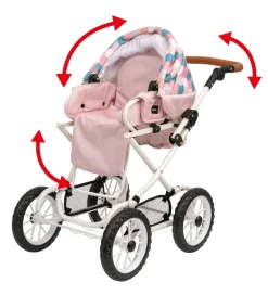 Brio*BRIO Kombi-Dukkevogn - Dråbemønster 24891375