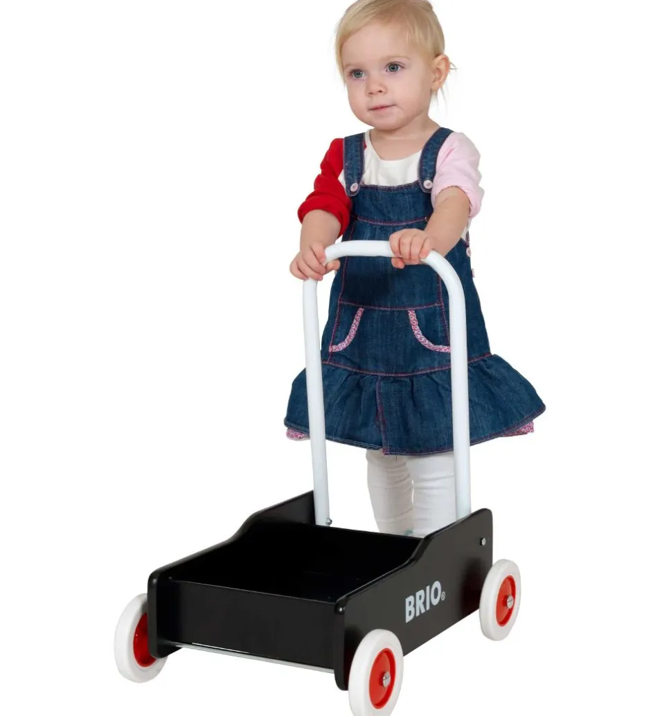 Gåvogne*BRIO Toddler Gåvogn - Sort 31351