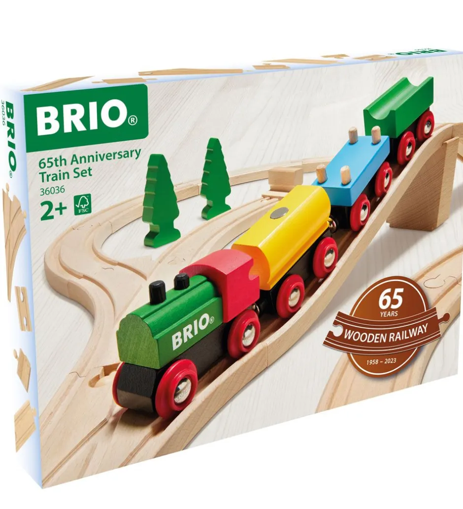 Brio*BRIO Togbanesæt - 32 Dele - 65th Anniversary 36036