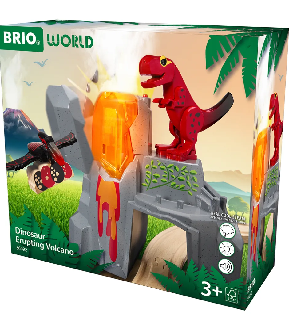 Brio*BRIO World Aktiv Vulkan m. Dinosaurer - 36092