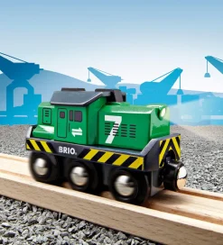 Brio*BRIO World Batteridrevet Fragtlokomotiv 33214