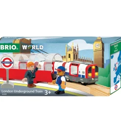 Brio*BRIO World London Undergrundstog - Batterridrevet - 36085