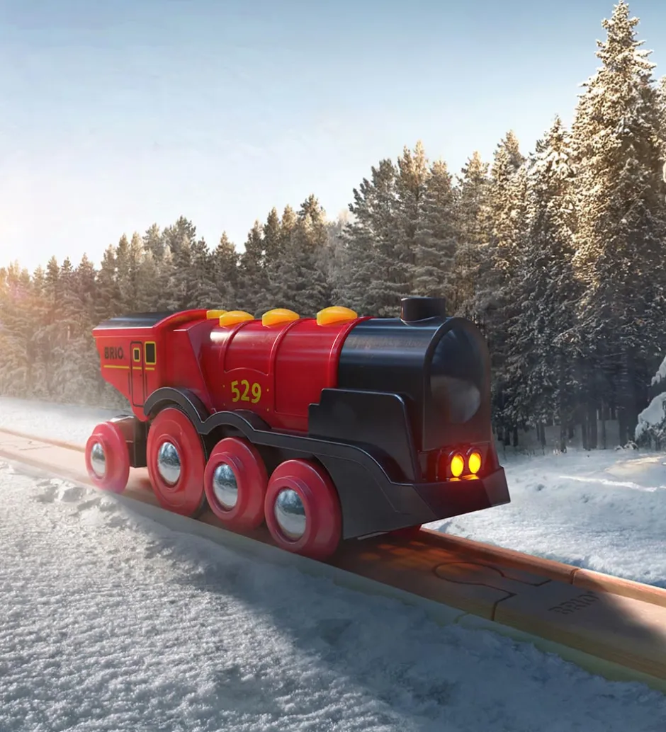 Brio*BRIO World Stort Rødt Lokomotiv 33592