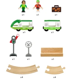 Brio*BRIO World Togbanesæt - 16 Dele - Circle Train 33847