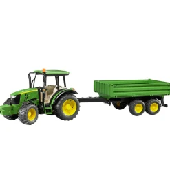 Traktorer*Bruder Arbejdsmaskine - John Deere 5115M m. Trailer - 02108