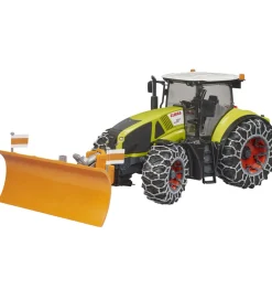 Udeleg Og Udendørs Legetøj|Traktorer*Bruder Traktor - Claas Axion 950 m. Snekæder/Sneskovl - 03018