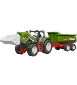 Bruder Traktor - RoadMax m. Frontlæsser og Trailer - 03452
