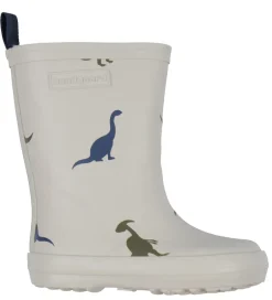 Bundgaard Gummistøvler m. For - Wide Fit - Aspen - Ivory Dino