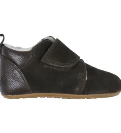 Hjemmesko*Bundgaard Hjemmesko - Wide fit - Teddy - Dark Brown