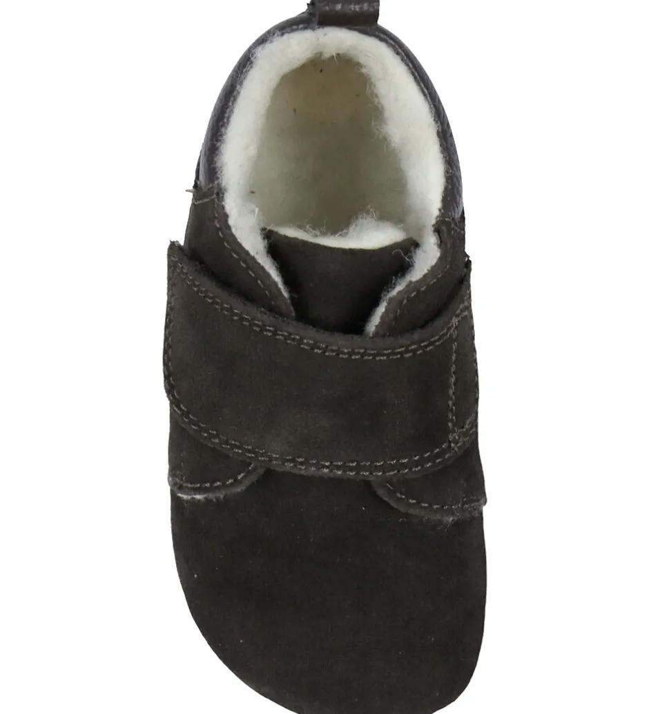 Hjemmesko*Bundgaard Hjemmesko - Wide fit - Teddy - Dark Brown