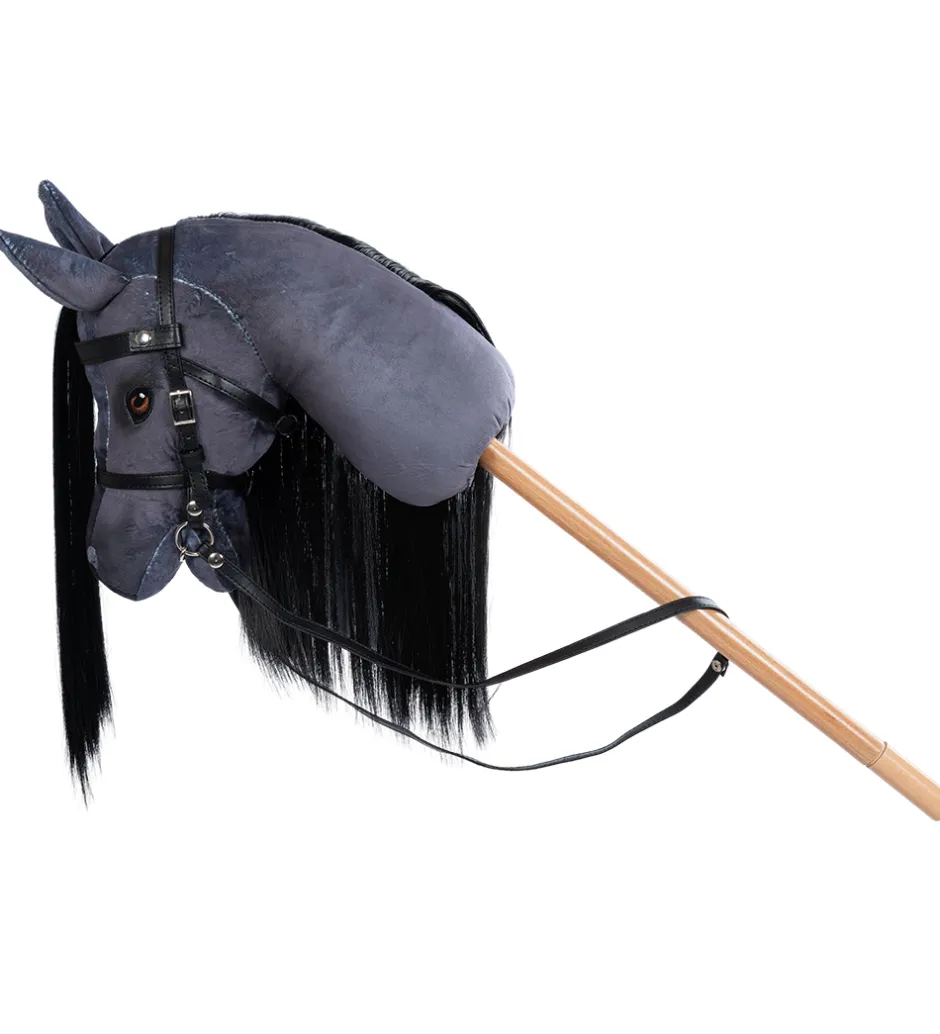 Kæpheste*by ASTRUP Kæphest - 68 cm - Grå/Sort