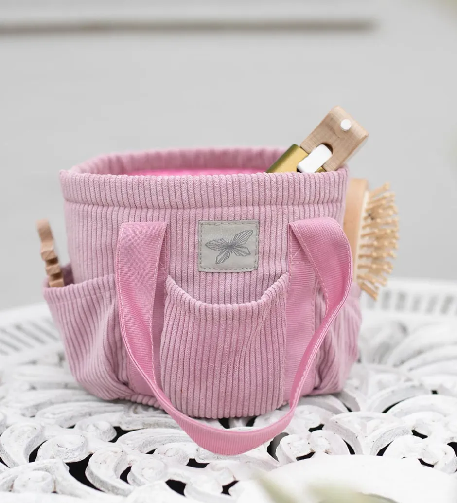 by ASTRUP Strigletaske Til Kæpheste - Fløjl - Rosa