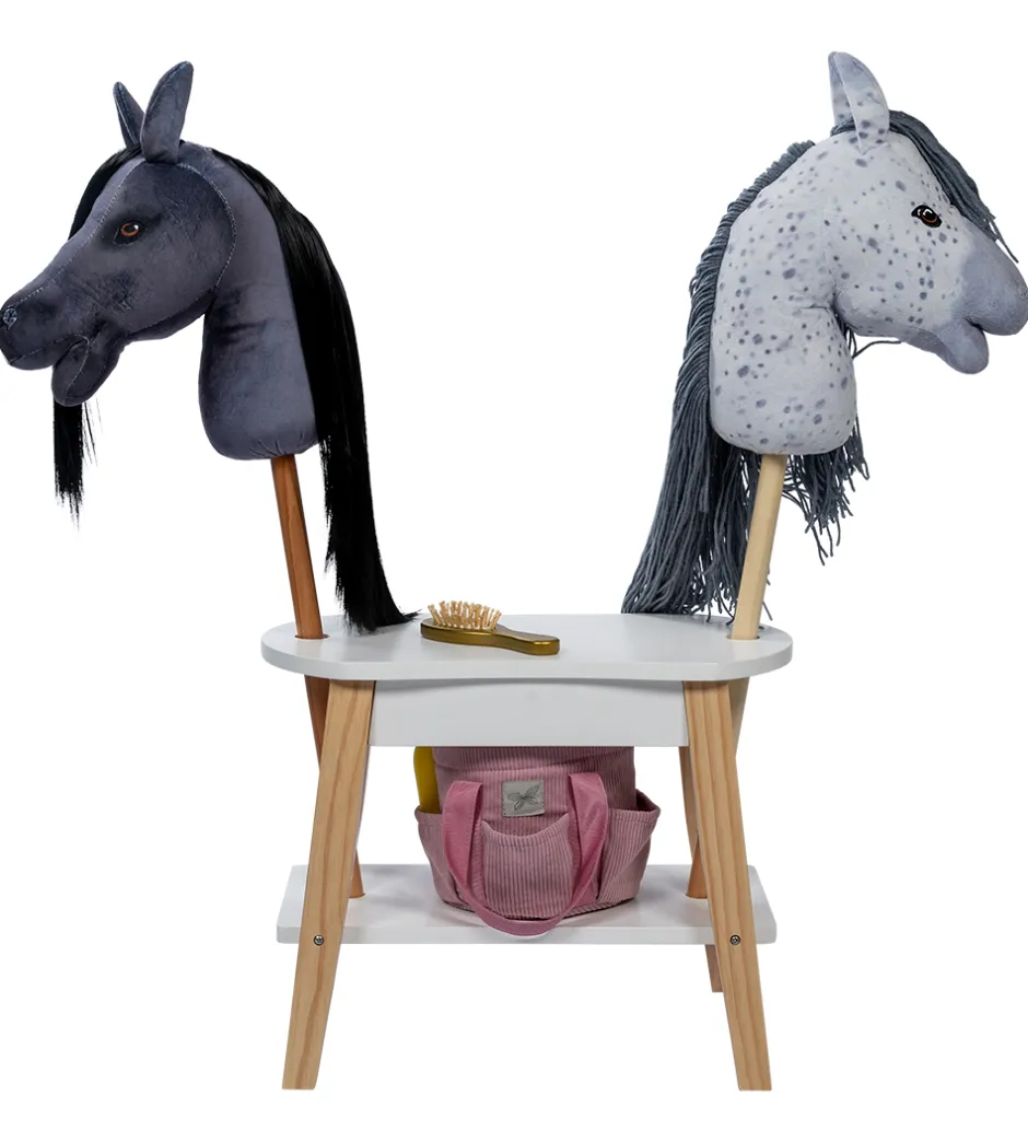 Kæpheste*by ASTRUP Styling Skammel Til Kæphest - hvid