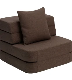 Sofaer*by KlipKlap Foldesofa - 3 Fold Single - 70 cm - Brown/Sand