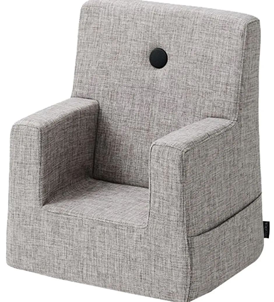 Stole*by KlipKlap Lænestol - Kids Chair - 43x43x50 cm - Multi Grey/Gre