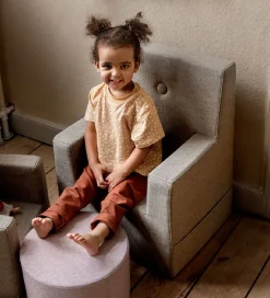 Stole*by KlipKlap Lænestol - Kids Chair - 43x43x50 cm - Sand/Sand
