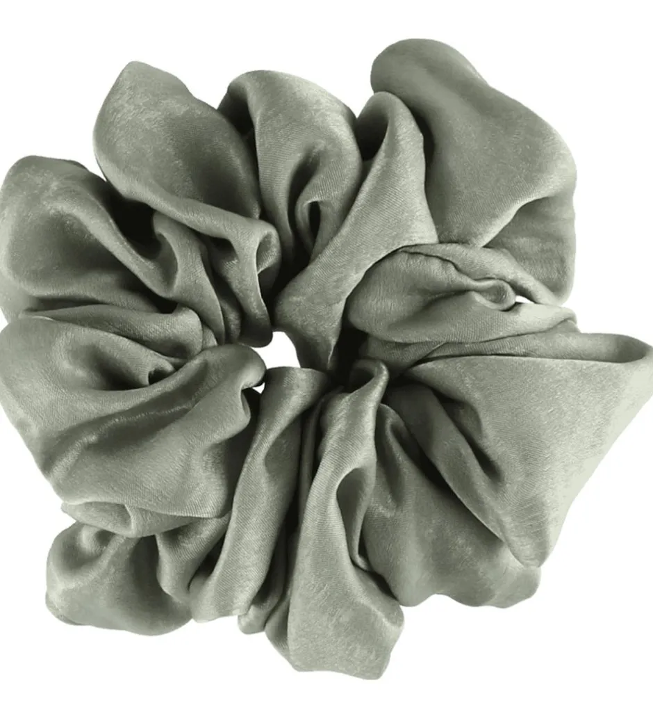 Scrunchies|Hårelastikker*By Stær Scrunchie - Isabella - Støvet Grøn