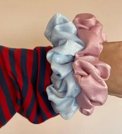 Scrunchies*By Stær Scrunchie - Isabella - 18 cm - Lyseblå