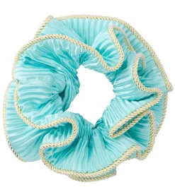 Scrunchies*By Stær Scrunchie - Lilje - Lyseblå Satin