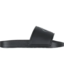 Klipklappere*Calvin Klein Badesandaler - Logo Print Pool Slide - Sort
