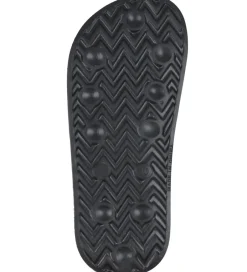 Klipklappere*Calvin Klein Badesandaler - Logo Print Pool Slide - Sort