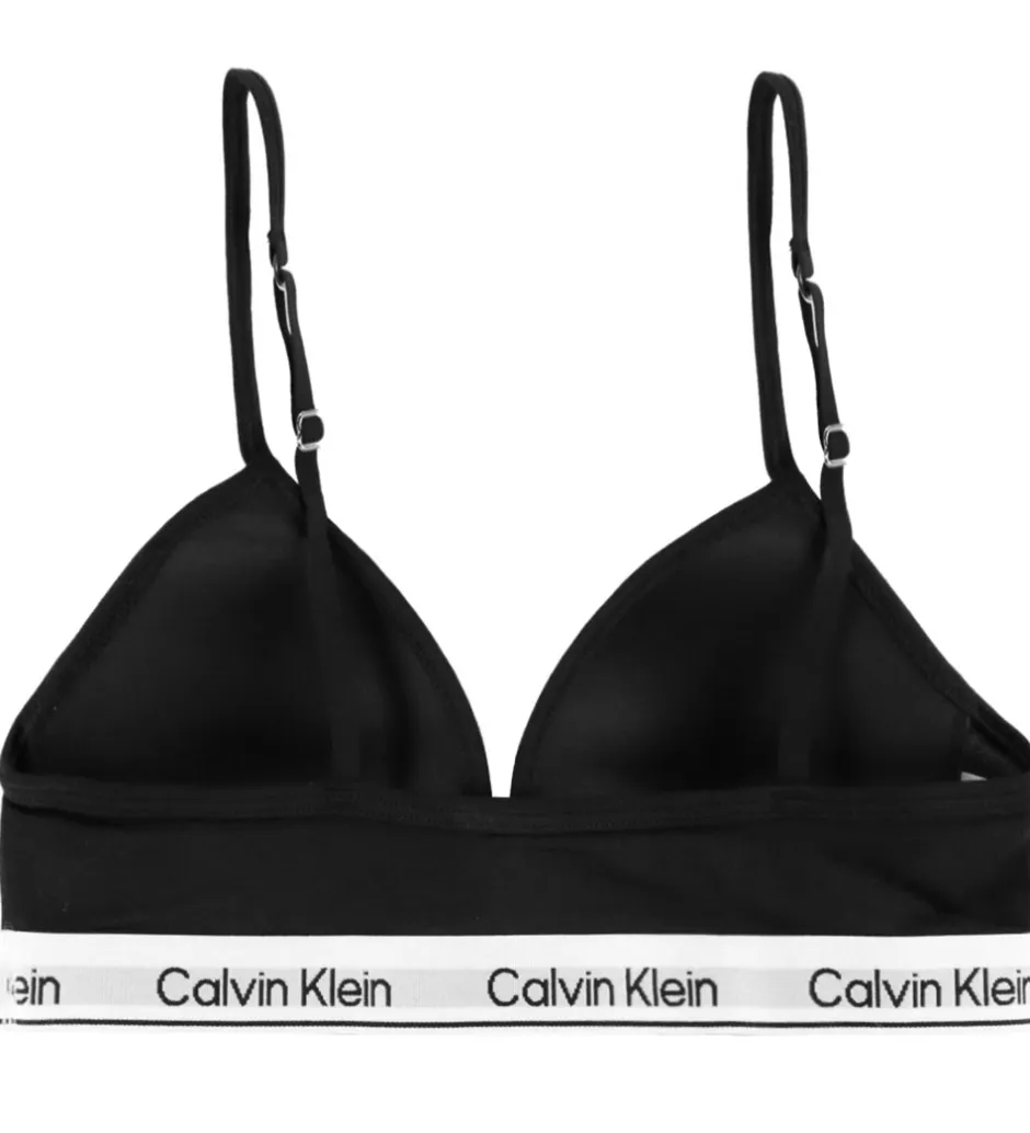 Børn Calvin Klein BH u. Bøjle - Triangle - 2-pak - Sort