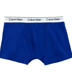 Børn Calvin Klein Boxershorts - 2-pak - Faded Denim/Bold Blue