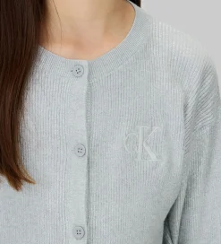 Børn Calvin Klein Cardigan - Strik - Coated - Sølv