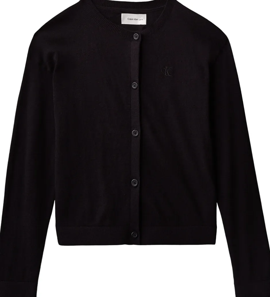 Børn Calvin Klein Cardigan - Strik - CK Black