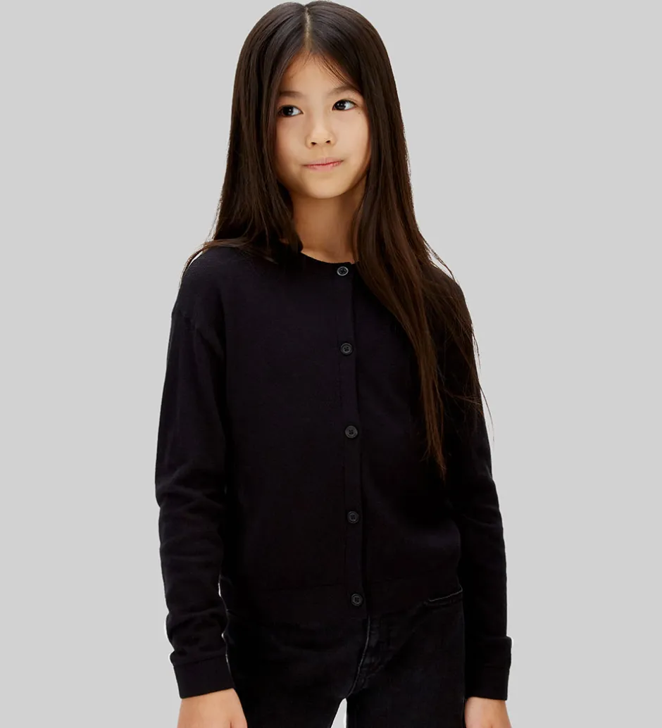 Børn Calvin Klein Cardigan - Strik - CK Black